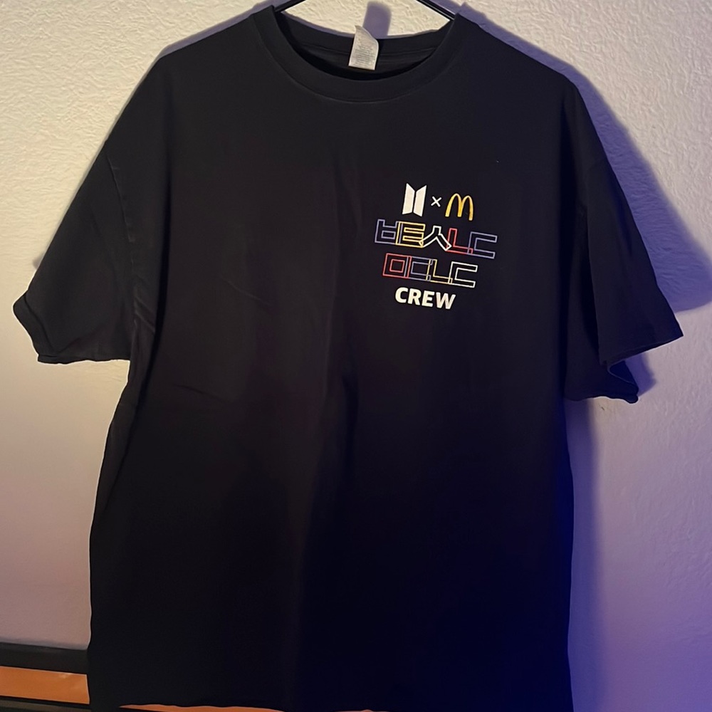 BTS x McDonalds crew T shirt